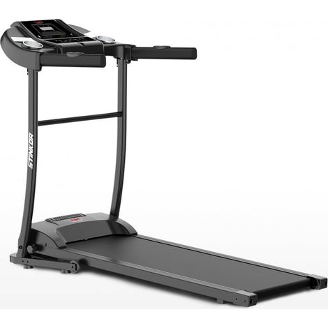 Stinkor Elektrisches Fitness Laufband manuelle Neigung gefedert klappbar