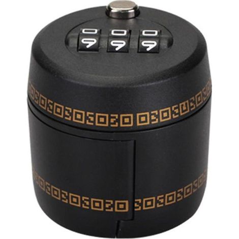 Combination lock for wine and liquor bottles – Reusable stainless steel secure stopper, 1 unit (1/5)