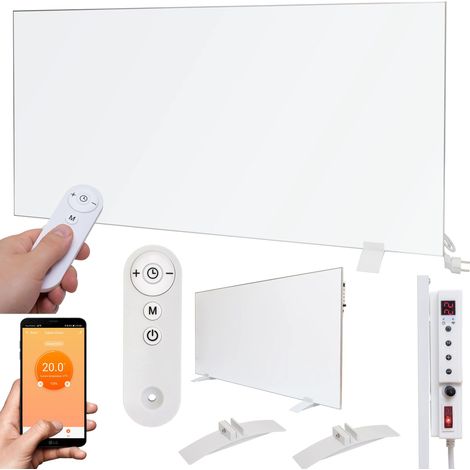 Riscaldatore elettrico a infrarossi IR 900W, telecomando TUYA WIFI, risparmio energetico (1/5)