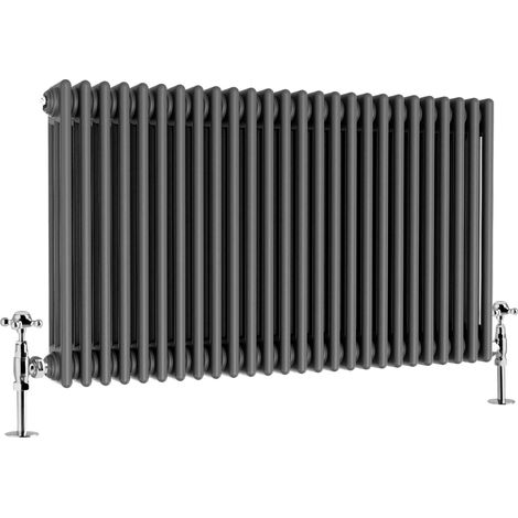 Warmehaus Traditional Triple Anthracite Radiator 600x1190mm (1/5)