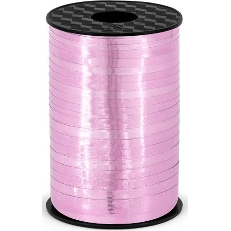 Ruban en plastique, rose, 5 mm/225 m, 1 pièce.