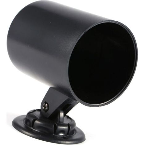 Support universel noir pour jauge unique pour voiture ou camion, fixation sur porte-gobelet- (1/5)