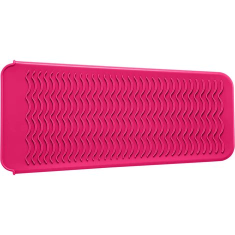 Tapis-Sac En Silicone Pour Fer À Lisser Et Fer À Boucler - Résistant À La Chaleur Jusqu'à 200 °C - Texture Ondulée Antidérapante - 1 Pièce (1/5)