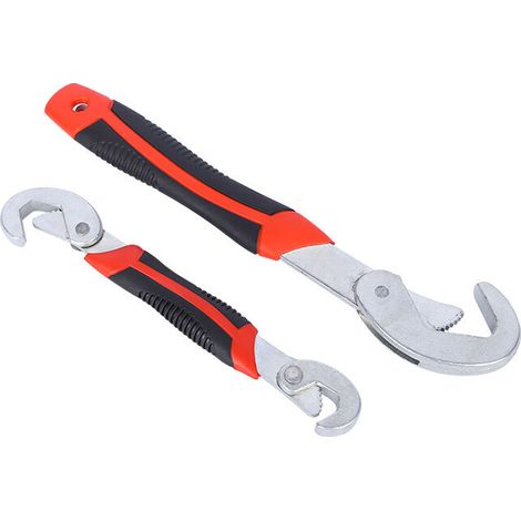 2-Piece Adjustable Wrenches Multifunctional Nut Tightener Universal Wrench Kit (1/5)