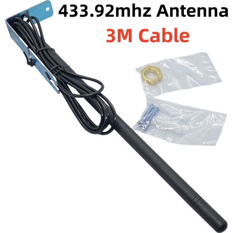 Accessoire pour automatisation et domotique, équipement de commande et de sécurité pour la maison,3M 433mhz Antenna (1/4)