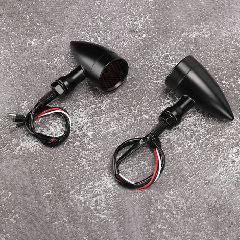 Motorrad-Blinker im Retro-Stil mit LED-Kugelform, passend für Honda (1/5)