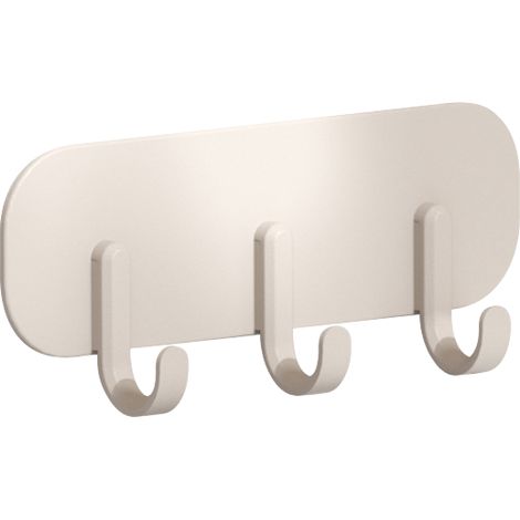 Ganchos magnéticos para frigoríficos y armarios, perfectos para cocinas, pasillos y lavaderos (blanco, 1 unidad) (1/5)