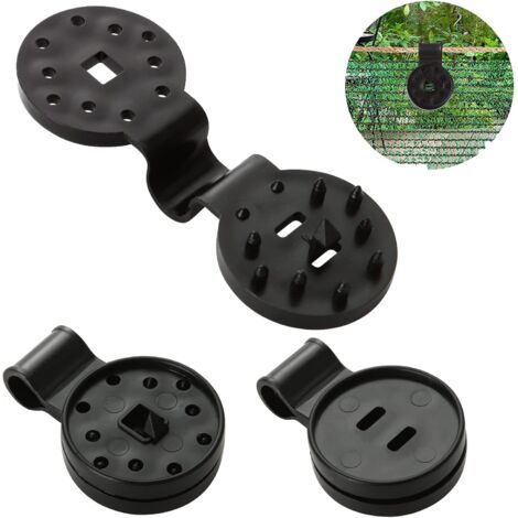 Lot de 40 clips de fixation pour écrans, clips spéciaux avec œillet en plastique, clips de fixation traités anti-UV pour écrans, filets, clôtures, ombrage. (1/5)