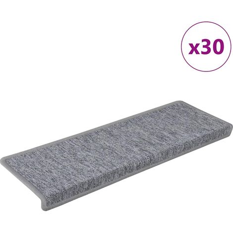 Stufenmatten 30 Stk. 65x21x4 cm Hellgrau Rechteckiger Rand