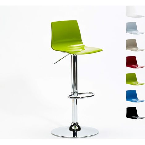 Sgabello girevole regolabile bar e cucina Grand Soleil Imola - Colore: Verde (1/5)