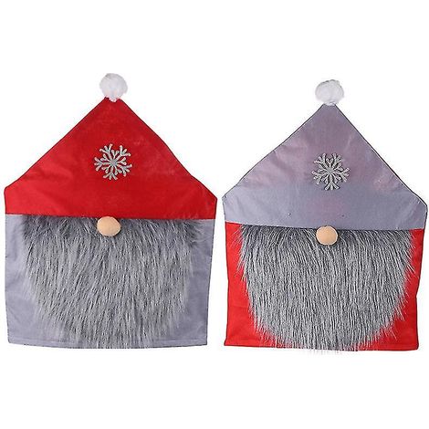 Lot de 2 protège-chaises de Noël (1/3)