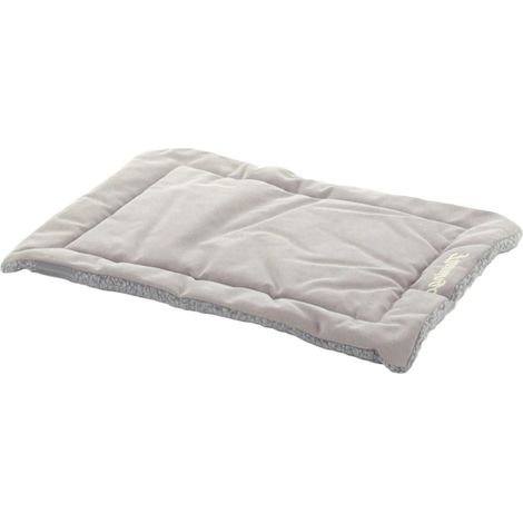 Coussin rectangle gris alisha, 55.5 x 38.5 x 2 cm, chien et chat - Flamingo (1/5)
