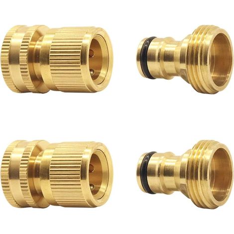 Raccord de Tuyau Flexible de Jardin Extensible Raccord de Tuyau de Jardin Extensible Extensible Adaptateurs de Connexion Rapide Appliance (2SETS)