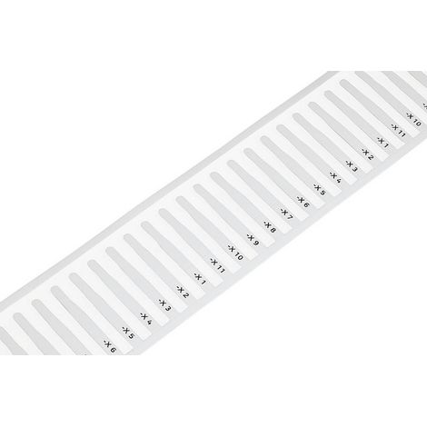 WAGO 211-811 211-811 Étiquettes pour imprimantes à transfert thermique blanc Nombre de marqueurs: 25 (1/2)
