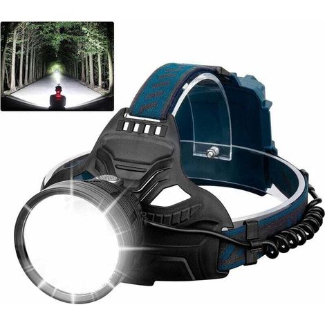 Stirnlampe, wiederaufladbare LED-Stirnlampe für Erwachsene, USB-aufladbare Stirnlampe für Camping, Laufen, Jagen (1/4)