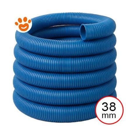 Flow - Tubi di Collegamento 1 metro Sezionabile Blu (⌀38mm) - Confezione 1 m - Accessori