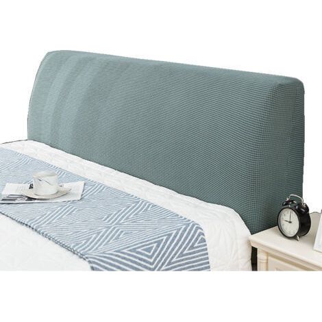 Vert Housse de tête de lit Extensible Housse de tête de lit Protection élastique Design Tout Compris pour la décoration de la Chambre Blanche 150cm(Tête de lit 59"-67")