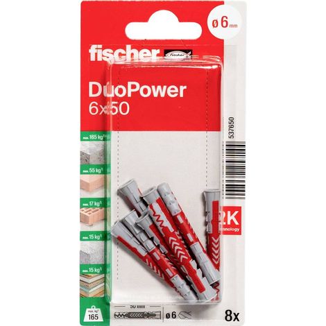 Spine DUOPOWER 6x50, 8 pezzi (1/5)