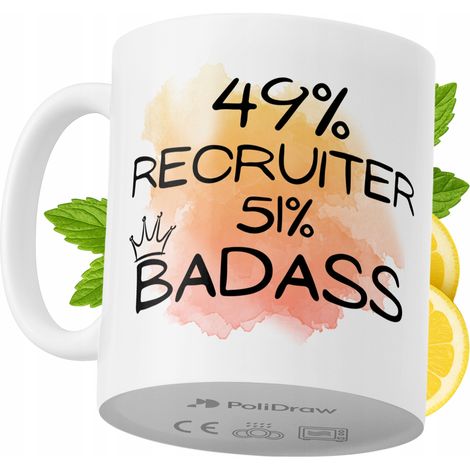 Lustige Tasse für Personalvermittler – Kaffee- oder Teetasse mit witzigem Textdesign – ideal für Geburtstage, Namenstage, Feiertage und besondere Anlässe. Hochwertige Tasse für Homeoffice und Arbeit. 