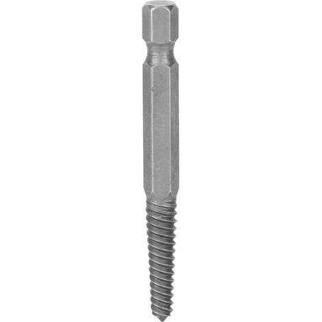 Extracteur de vis de 65 mm, 5 forets pour vis cassées ou endommagées, manche hexagonal, acier rapide (1/5)