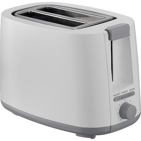 Four grille-pain automatique blanc double avec 2 fentes courtes extra larges (double fente courte) ft20 (1/4)