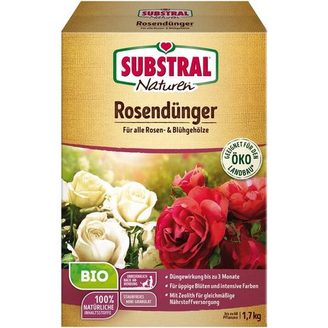 SUBSTRAL®Naturen® BIO Rosendünger - 1,7 kg (1/4)