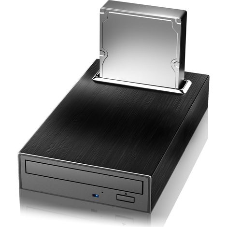 Lecteur Blu-ray externe 4 en 1, 16 x USB 3.0 et lecteur Blu-Ray externe de type C, chargeur rapide multifonctionnel, graveur CD/DVD de bureau, graveur CD/DVD avec boîtier de disque dur (1/5)