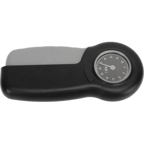 Testeur de force de préhension manuelle, dynamomètre manuel ergonomique, appareil de mesure de la force de préhension, gris foncé (1/5)