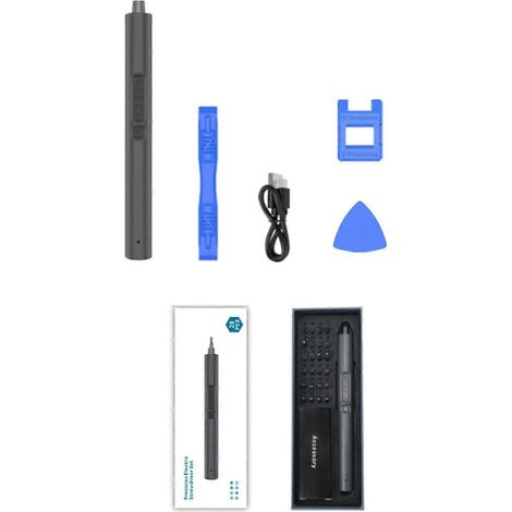 Mini tournevis électrique 28 en 1 pour ordinateur portable et téléphone (A) (1/5)