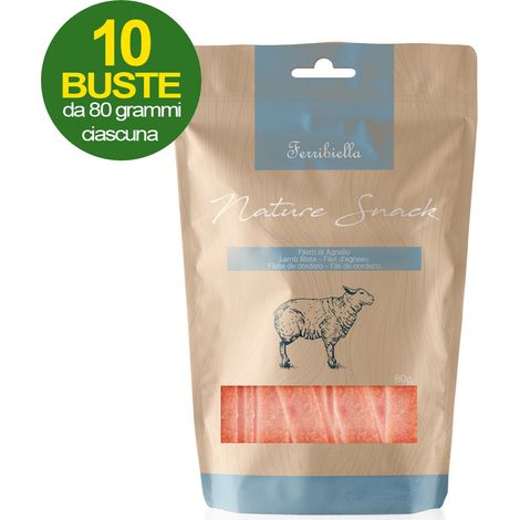 Nature Snack Lammfilet für Hunde 10 Beutel à 80 g (1/2)