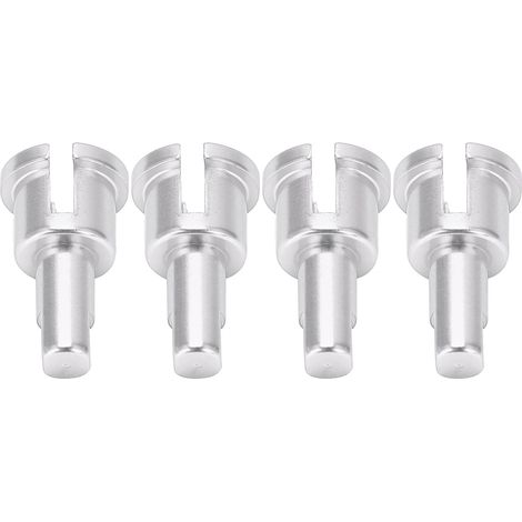 4 pièces de Couple Conique en Alliage d'Aluminium Résistant pour Voiture RC, Connexions Durables pour Différentiel de Modélisme