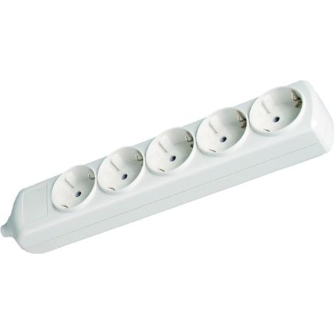Multiprise Multifonction à 4 Voies, Interrupteur, 1,5 m, 3G, 1,5 mm², Couleur Noire : idéale pour connecter Plusieurs appareils électriques.