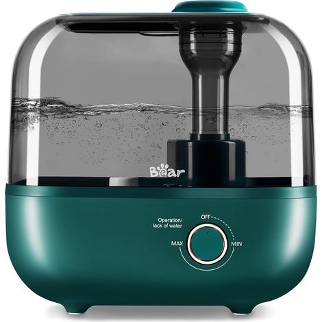 Humidificateur 5L à Remplissage par Le Haut, 28 dB Ultra Silencieux Pour Bébés et Plantes, Fonctionne Jusqu'à 35 Heures, avec Plateau D'arômes, Buse à Vapeur Rotative à 360°, Arrêt Automatique (1/5)