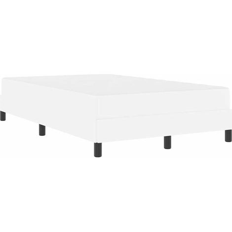 Lit double,Lit adulte,Lit Autre Blanc pur 120 x 200 cm Faux cuir (1/5)