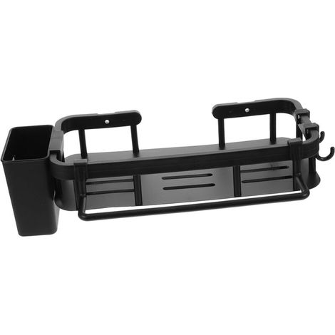 Étagère De Douche Murale Sans Perçage Support De Salle De Bain Avec Bac De Drainage Organisateur De Rangement Pour Lavabo Et Douche Design Compact Pour Petites Salles De Bain (1/5)