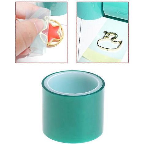 Ruban adhésif papier pratique de 5 m, haute adhérence, pour la résine de fond de cadre métallique DIY (1/4)