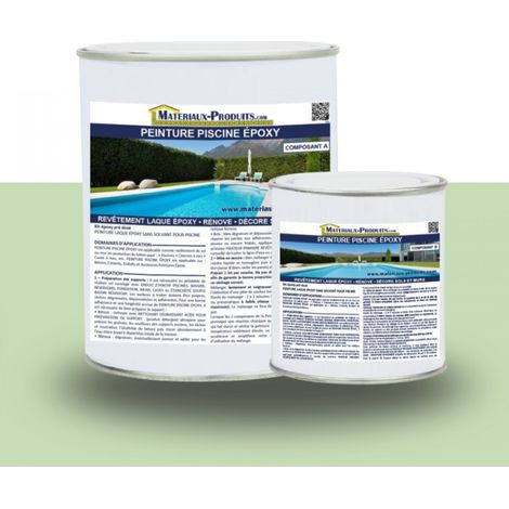 Peinture Piscine Epoxy - 1 Kg Vert Pastel - MATPRO (1/5)