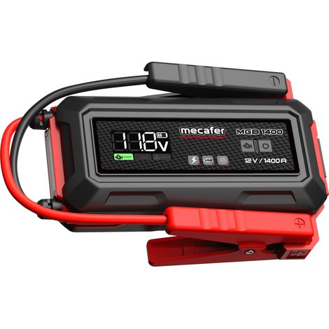 Booster de Démarrage de batterie 1400 A - Mecafer 430314 (1/5)