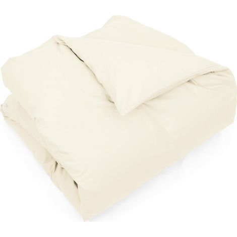 Housse de couette uni coton ALTO 260x240 cm (1/5)