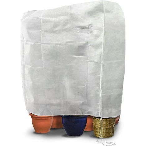 Vounot – Housse d'hivernage 250x360cm 150g/m² – zippée avec cordon de serrage – protection antigel réutilisable pour plantes – perméable à l'air