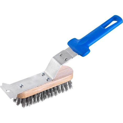 Bosch Cepillo para Parrilla Ergonómico Azul en Acero Inoxidable