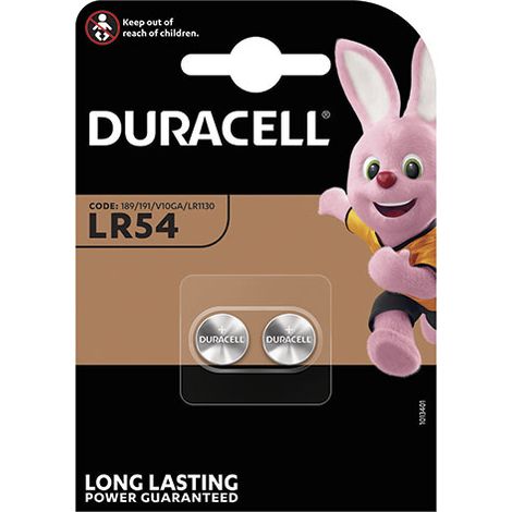 PILA ALCALINA LR54 1.5V BL 2UD DURACELL