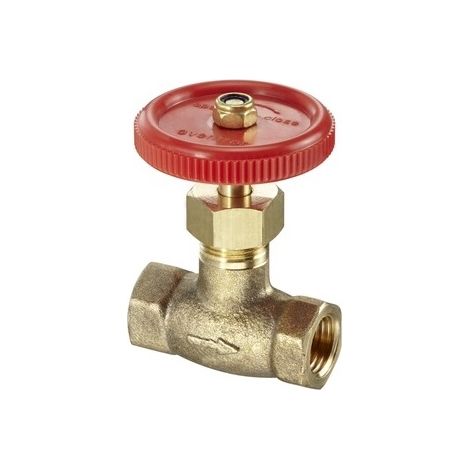 VÁLVULA DE CORTE RECTA FF CON AGUJA PN16 1/4 (1/2)