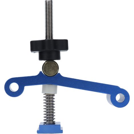 Pince de fixation bleue pour rail en T, pince de maintien pour fraiseuse CNC, pour le travail du bois et la fixation de pièces métalliques