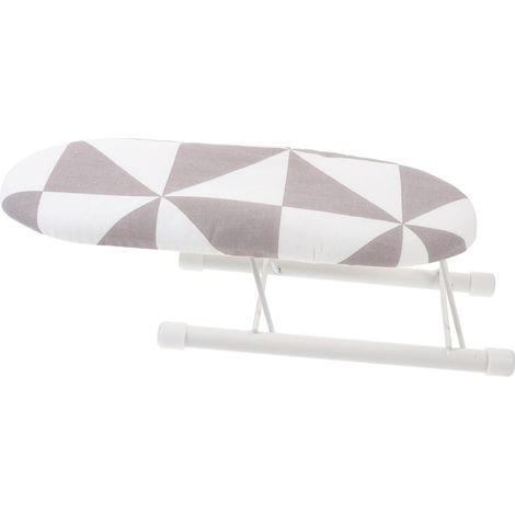 Planche à Repasser Portable Pliable Panneau Ovale en Acier (1/5)