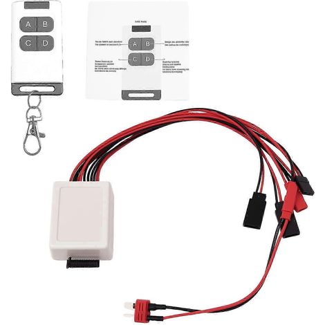 Récepteur de télécommande sans fil pour la commande du treuil du véhicule d'escalade télécommandé SCX10 D90 CC01 JG (compatible avec la voiture d'escalade télécommandée 110). (1/5)