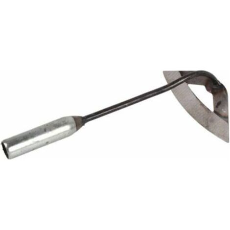 Stainless steel hollow hoe for weeding and planting in the garden (1/4)