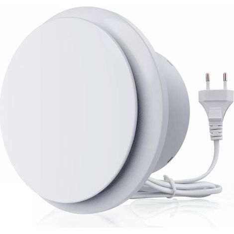 100mm Extracteur d'air 130m³/h 15W, Fonctionnement silencieux Ventilateur d'extraction à fort débit d'air, Économe en énergie, Pour Salle de Bain, Cuisine,toilettes, Serres,Tentes (4 inch) (1/5)