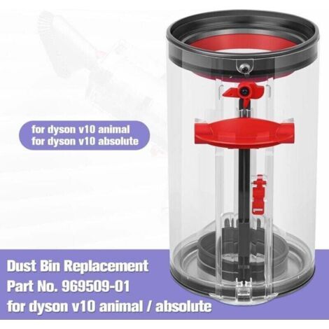 NALOOKAMIC Collecteur Réservoir et Filtre pour Dyson Cyclone V10 (SV12) Aspirateur, Pièces de Rechange pour Bacs à Poussière N°de pièce 969509-01