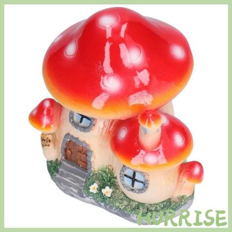 Garosa Décorations de maison de champignon Petite Maison Champignon Décoration -paysages Décoratifs Bonsaï Mushr FR piscine gazon (1/5)